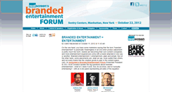 Desktop Screenshot of brandedentertainment.realscreen.com